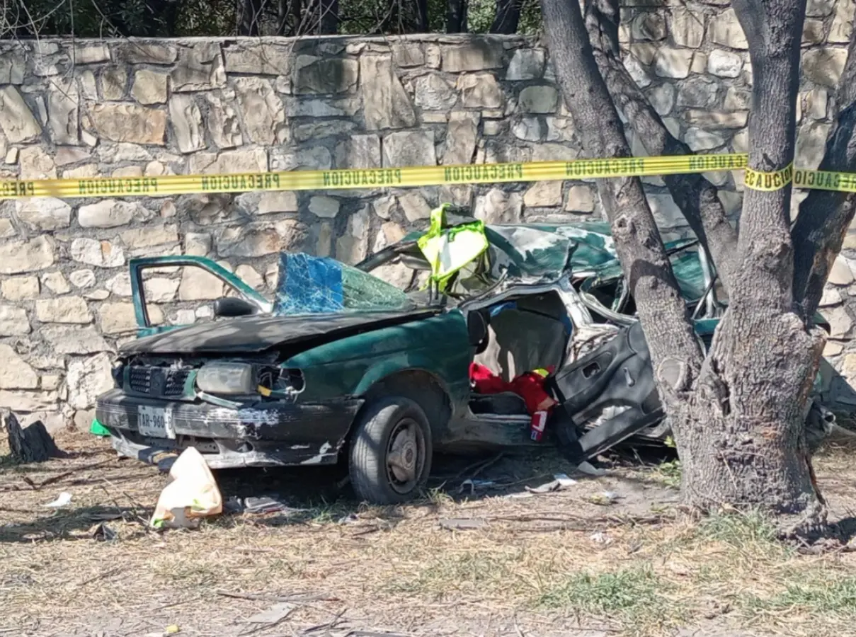 La rápida intervención de los rescatistas permitió atender la emergencia y coordinar las acciones necesarias en la zona. Foto: Protección Civil de Nuevo León.