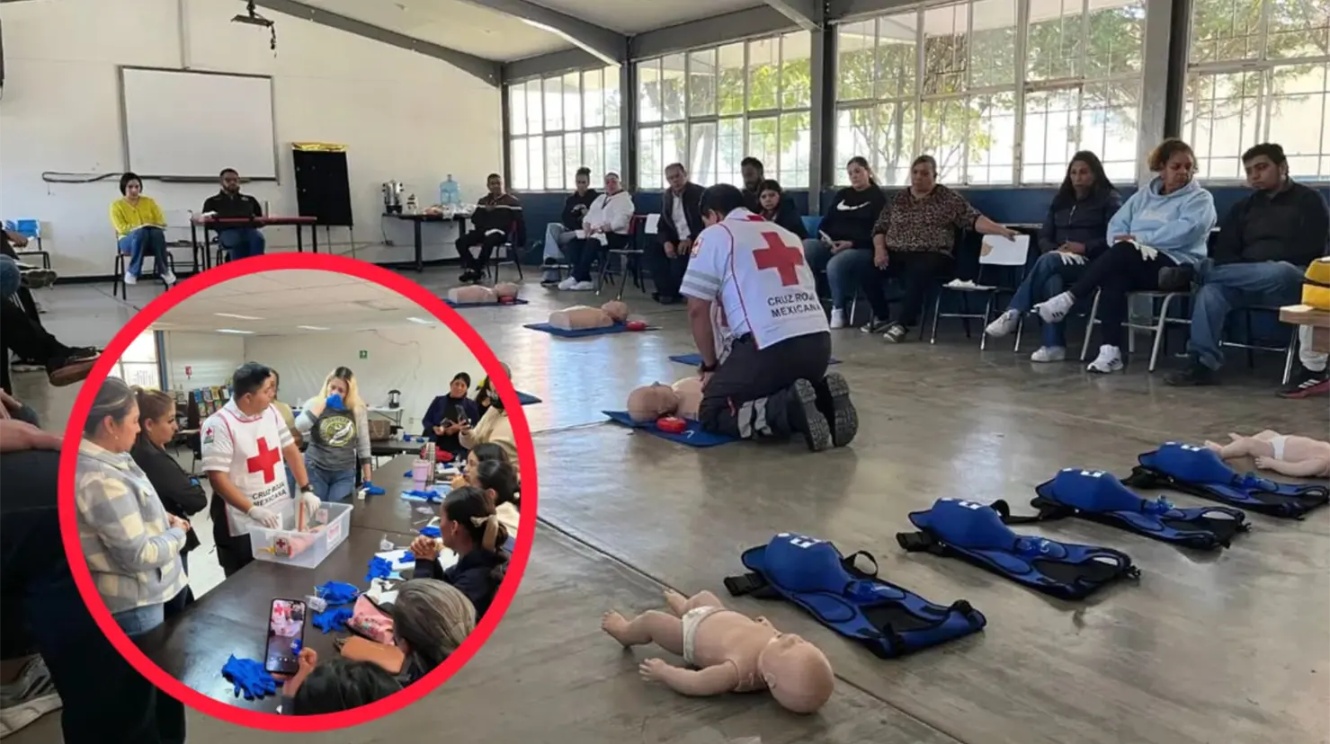 Conoce los detalles acerca del nuevo curso que se estará impartiendo por parte de la Cruz Roja de Durango. | Foto: Facebook/ Cruz Roja Mexicana Estatal Durango.