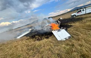 Avioneta sufre desplome en Purépero, Michoacán; se reportan 5 heridos