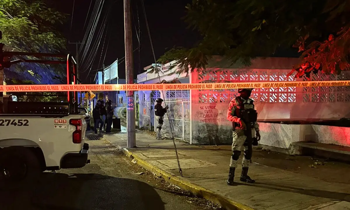 Elementos del Ejército y Guardia Nacional durante un cateo en Mérida. Foto: Clariza Centeno