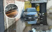 VIDEO | Fuga de agua inunda viviendas en Azcapotzalco, CDMX