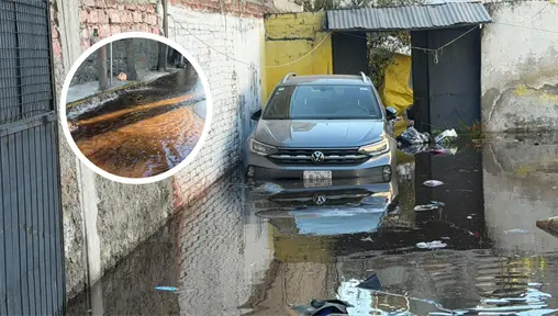 VIDEO | Fuga de agua inunda viviendas en Azcapotzalco, CDMX VIDEO | Fuga de agua inunda viviendas en Azcapotzalco, CDMX