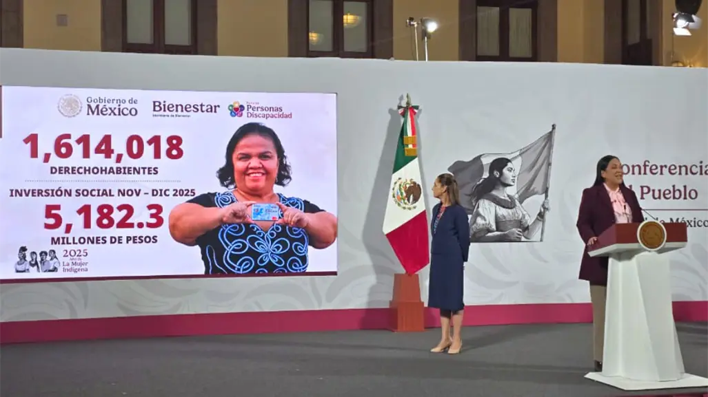 Gobierno Federal dispersa el último pago de pensiones de 2025 y revela cifras en inversión social