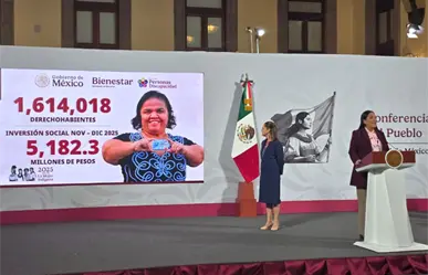 Gobierno Federal dispersa el último pago de pensiones de 2025 y revela cifras en inversión social