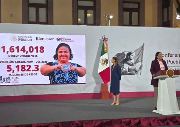 Gobierno Federal dispersa el último pago de pensiones de 2025 y revela cifras en inversión social