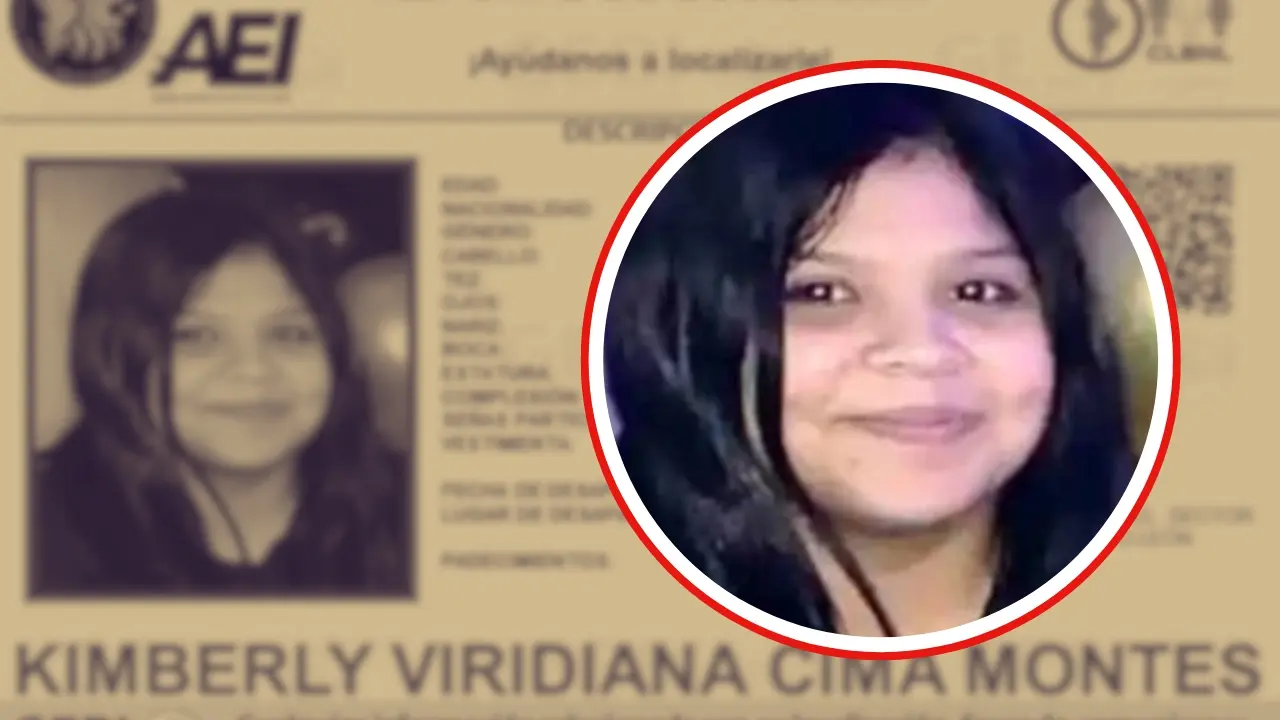 Kimberly Viridiana Cima Montes, joven desaparecida en Escobedo. Foto: Composición Canva
