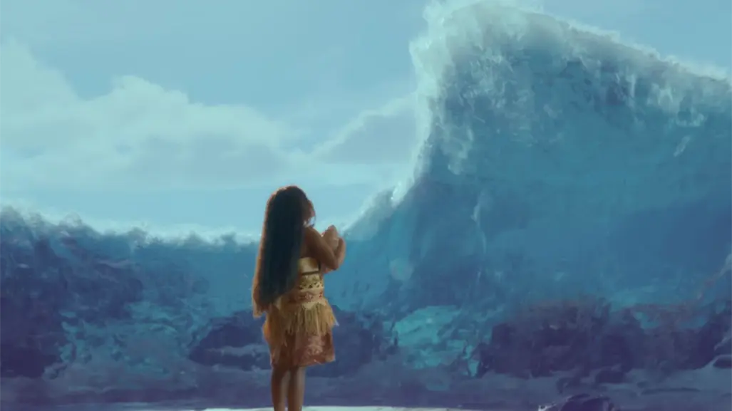 Primer adelanto de Moana presenta a Catherine Lagaaia como la princesa del mar
