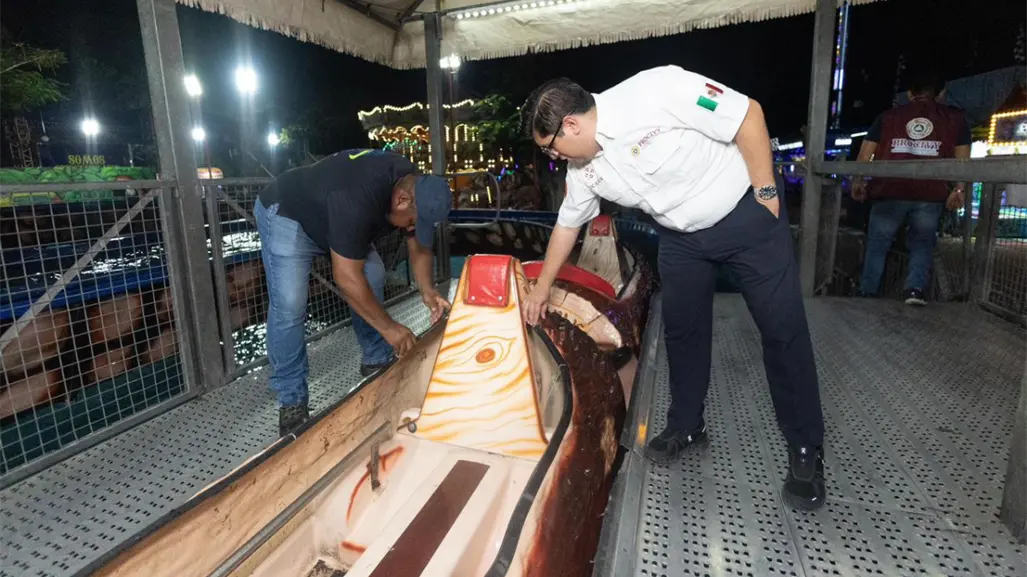 Protección Civil Yucatán descarta falla mecánica en juego de Xmatkuil 2025; esto fue lo que pasó