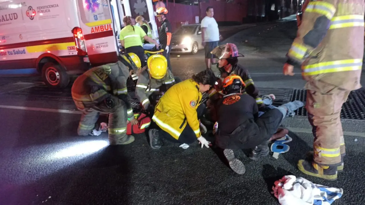 El lugar del atropellamiento donde una persona perdió la vida y otra fue trasladada. Foto: PCNL