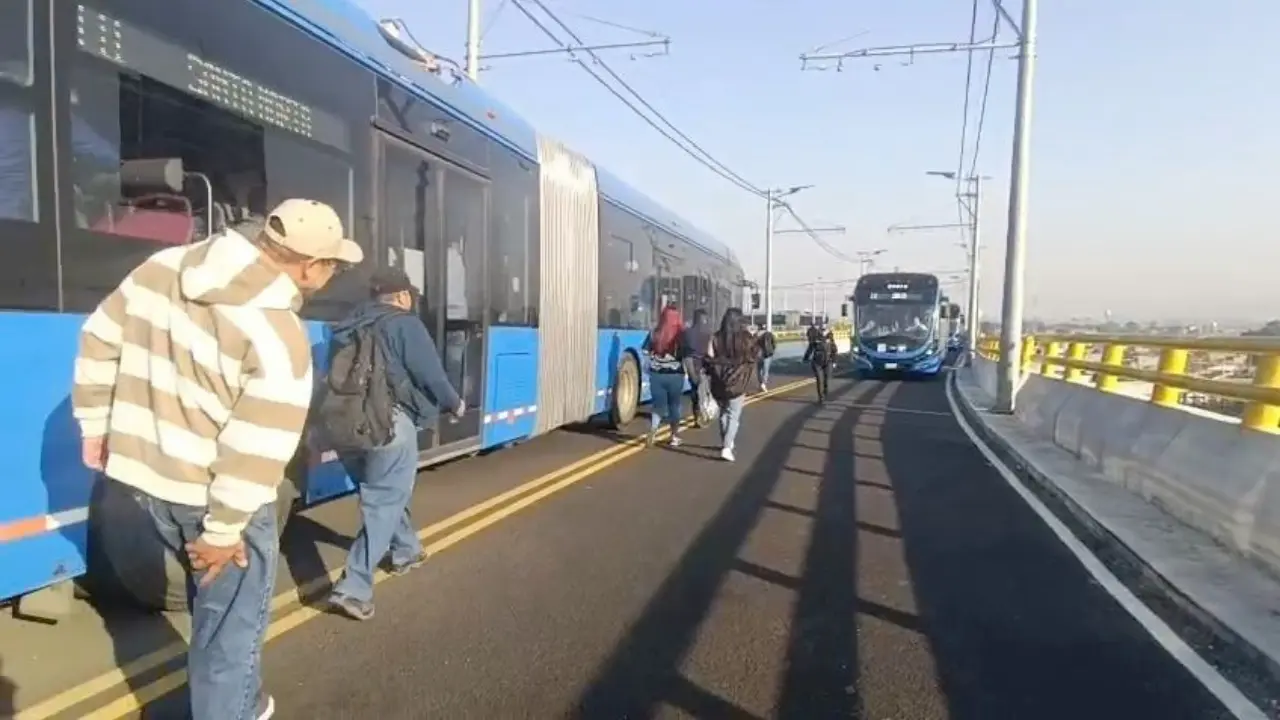 Accidente en Trolebús del Edomex. |Foto: Especiales