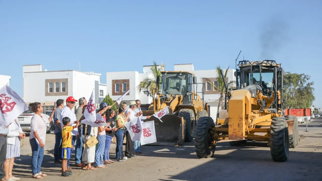 Arranca el Programa Emergente de Reencarpetado en Rinconada Las Californias. Foto: Milena Quiroga Romero
