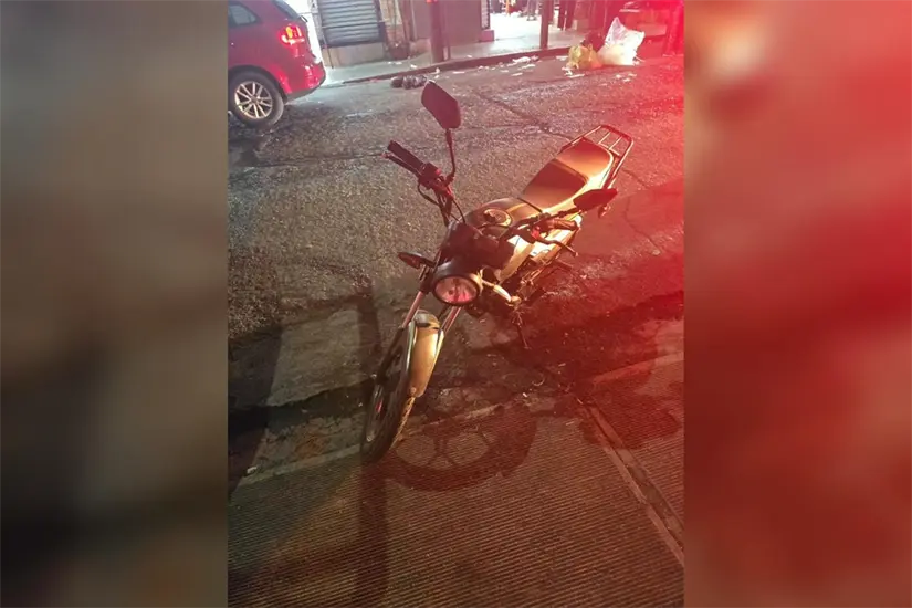 imagen recuadro Moto robada. Foto: Policía de Monterrey