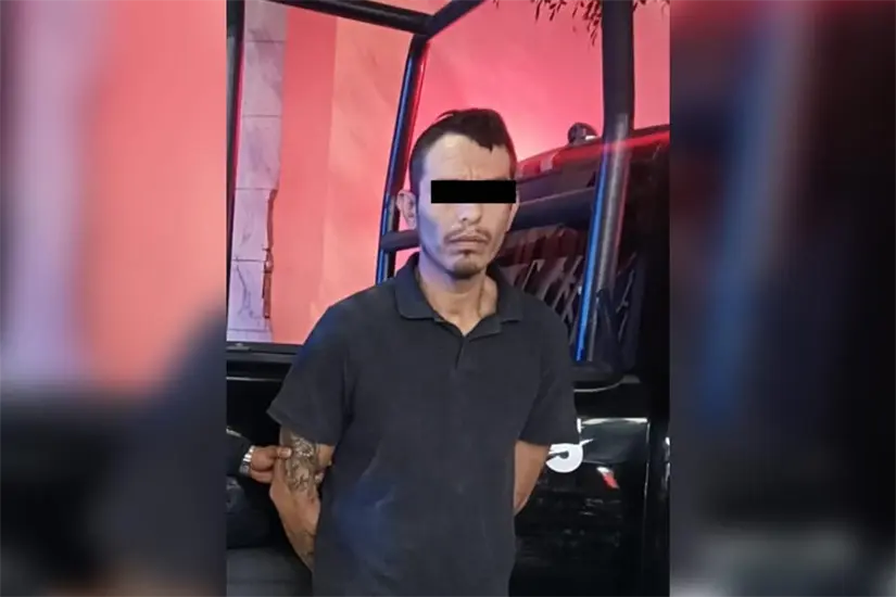 imagen recuadro Los hombres fueron trasladados a las instalaciones. Foto: Policía de Monterrey