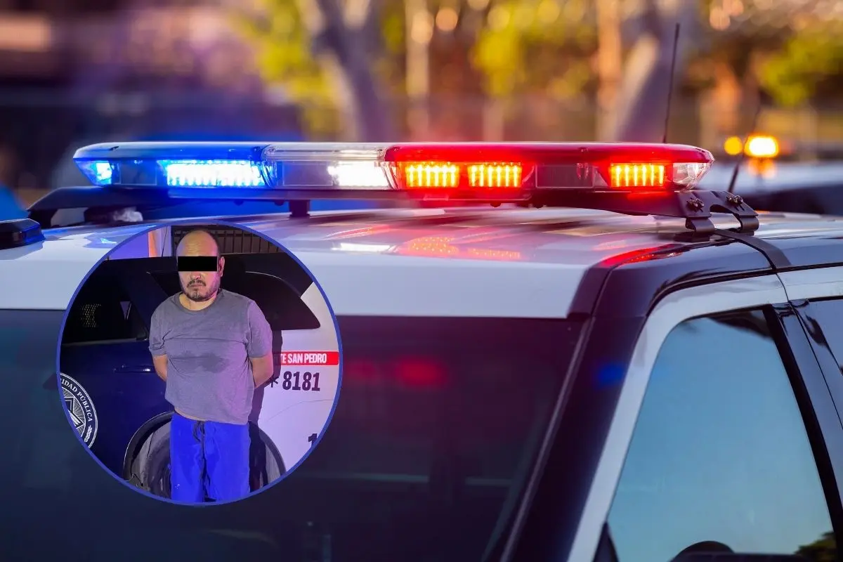 La rápida intervención de elementos de la Policía de San Pedro permitió la detención de un hombre. Foto: CANVA / Policía de San Pedro