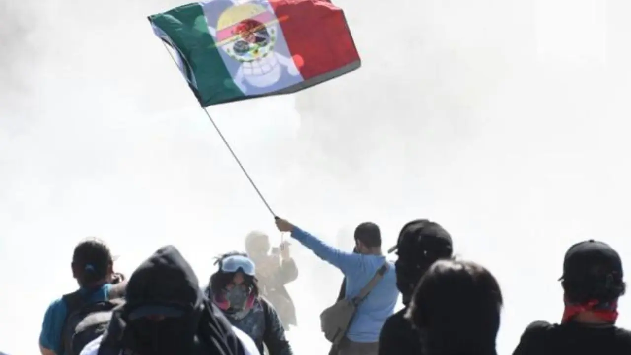 Marcha Generación Z en el Zócalo capitalino. Foto: Posta CDMX