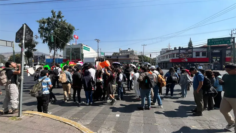 Manifestación de Estudiantes del Instituto Politécnico Nacional (IPN). Foto: Luis Antonio Alfaro