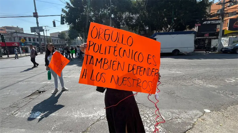 Manifestación de Estudiantes del Instituto Politécnico Nacional (IPN). Foto: Luis Antonio Alfaro