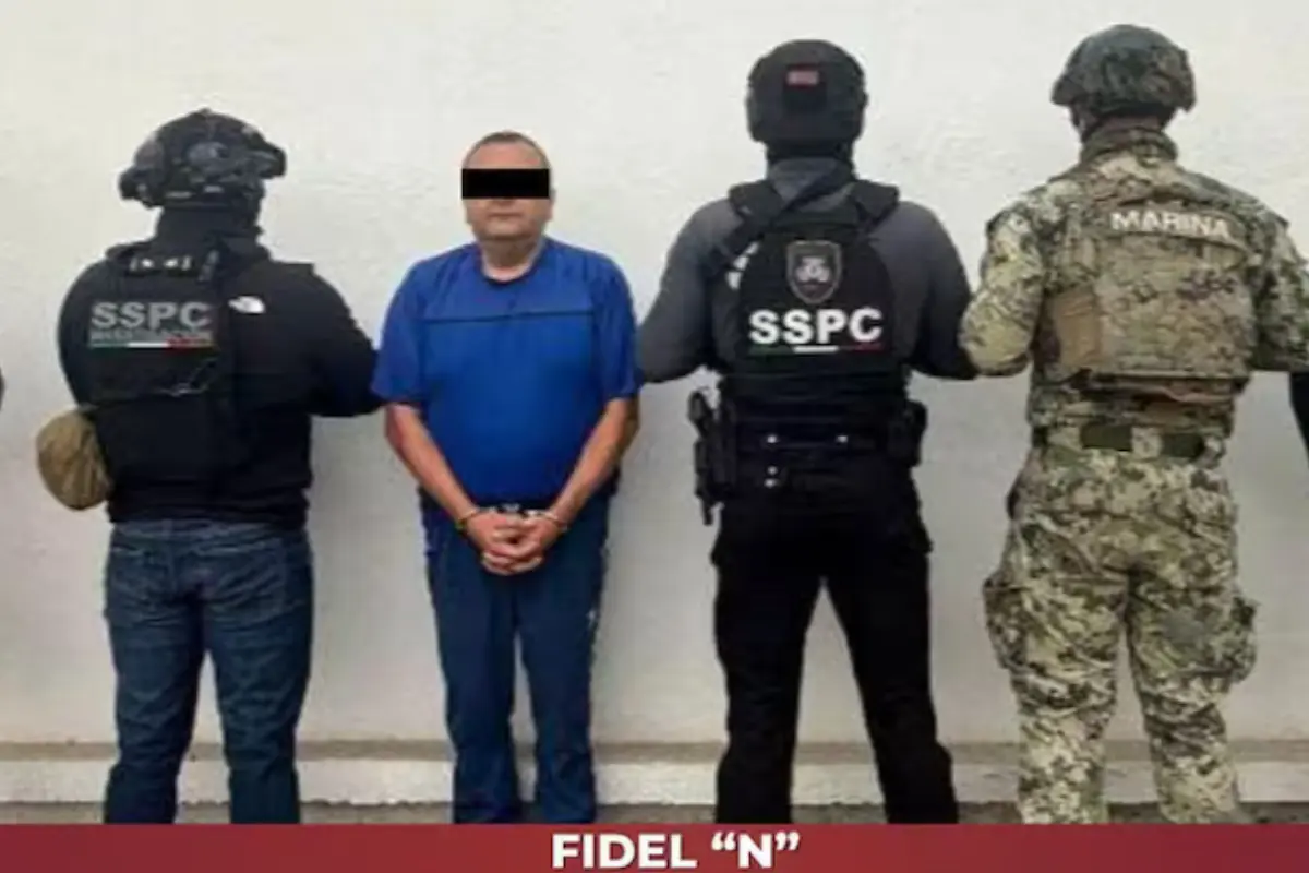 Fidel N fue detenido con trabajos de inteligencia de las autoridades mexicanas y apoyo de Estados Unidos. Foto: Gobierno de Baja California