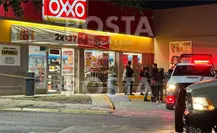 Grupo armado roba caja fuerte de tienda de conveniencia en Apodaca