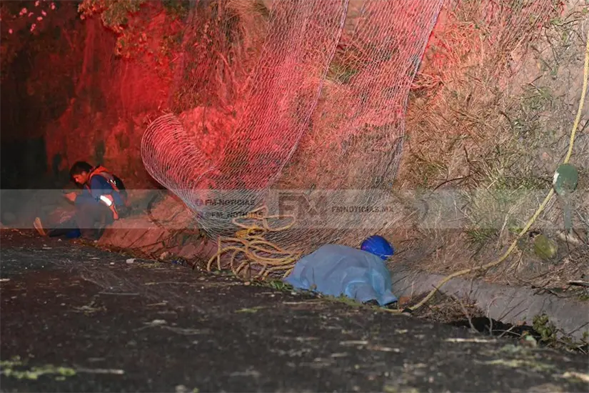 imagen recuadro Hombre trabajaba en la tumbó nuevo cae y pierde la vida. FOTO | FM Noticias.