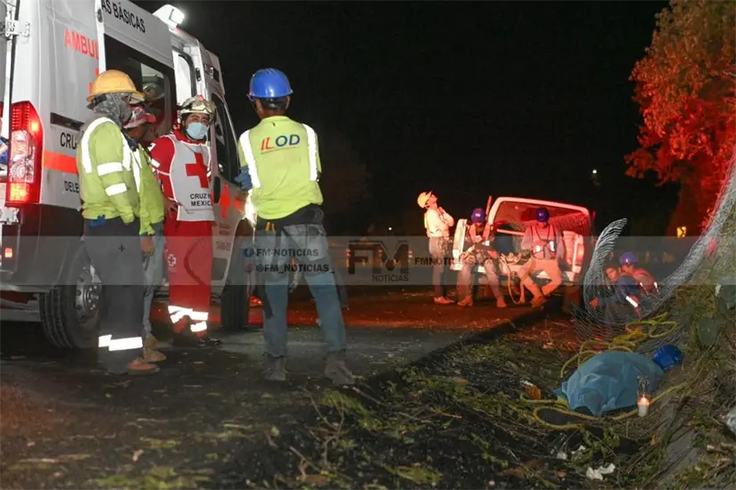 imagen recuadro Hombre trabajaba en la tumbó nuevo cae y pierde la vida. FOTO | FM Noticias.