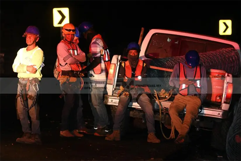 imagen recuadro Hombre trabajaba en la tumbó nuevo cae y pierde la vida. FOTO | FM Noticias.