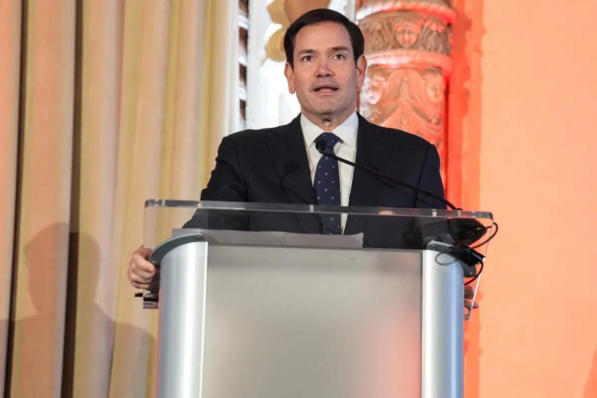 Marco Rubio en conferencia de prensa Foto: X(Twitter) @SecRubio