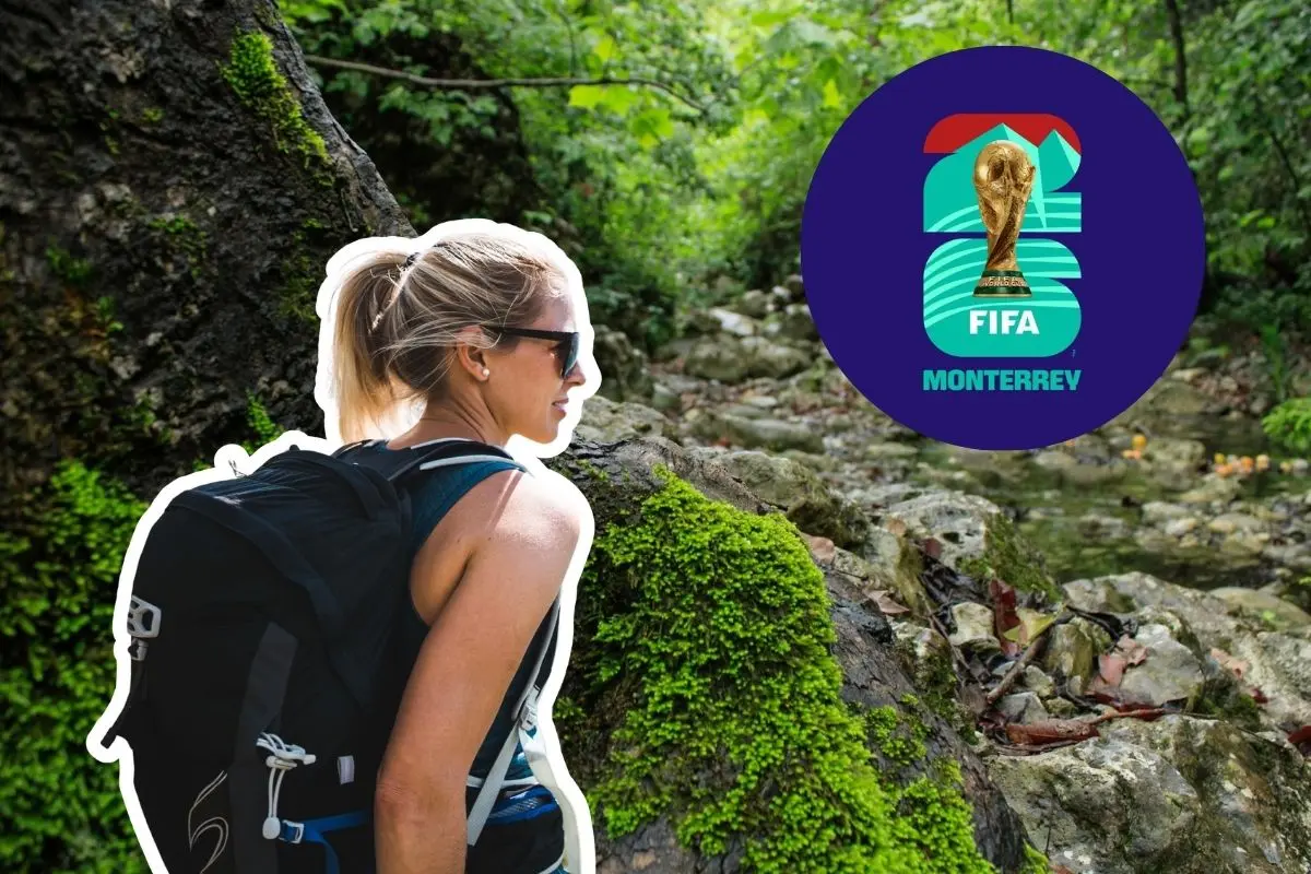 Nuevo León cuenta con diferentes parques naturales y ecológicos para realizar senderismo y fotografiar las mejores vistas. Foto: Facebook Parque Natural La Estanzuela, Facebook Monterrey FIFA World Cup 2026 / Canva
