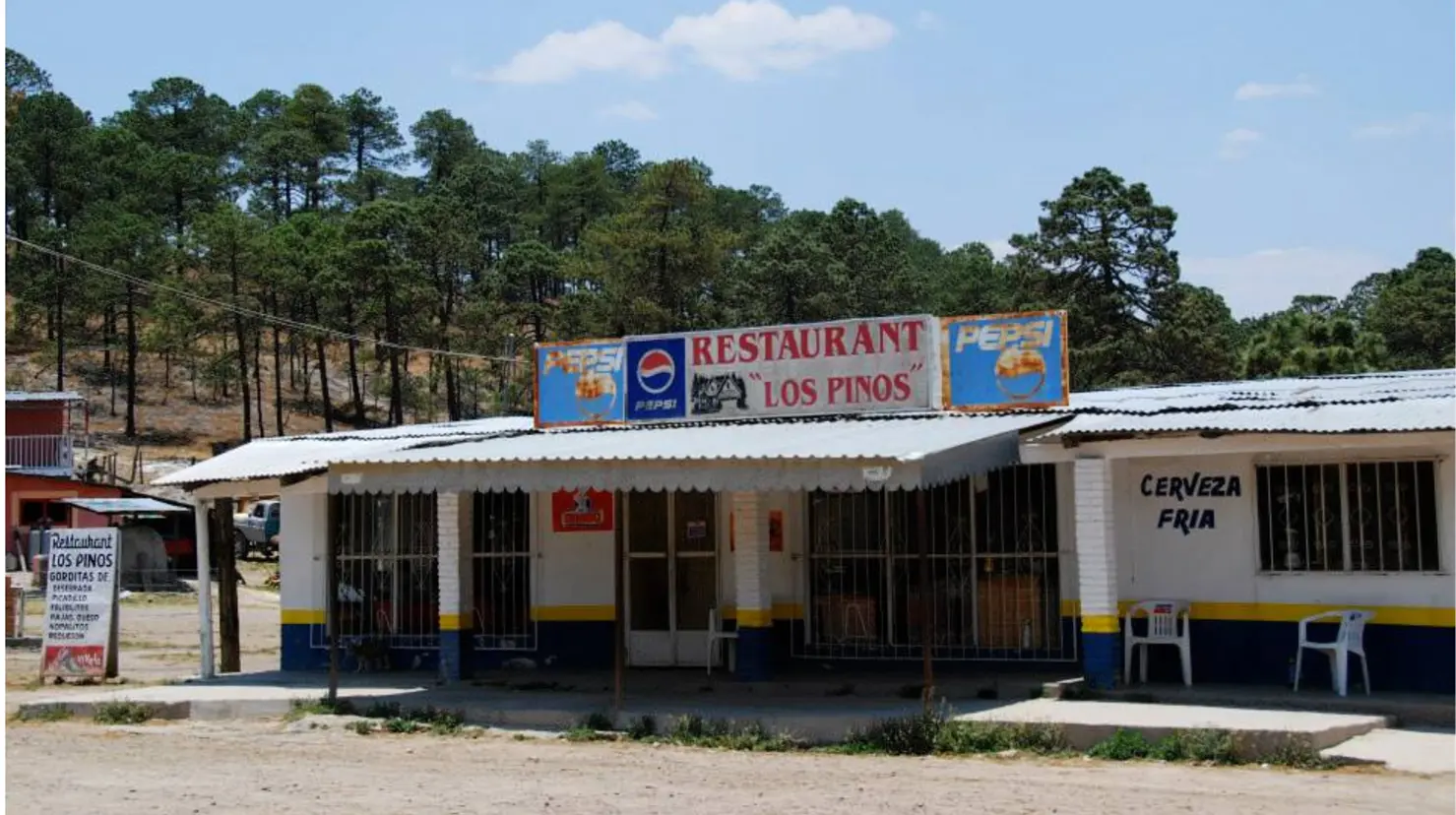 La comunidad de Navíos en el municipio de Durango registró una temperatura de 3 grados bajo cero. Foto: Turismo Durango.