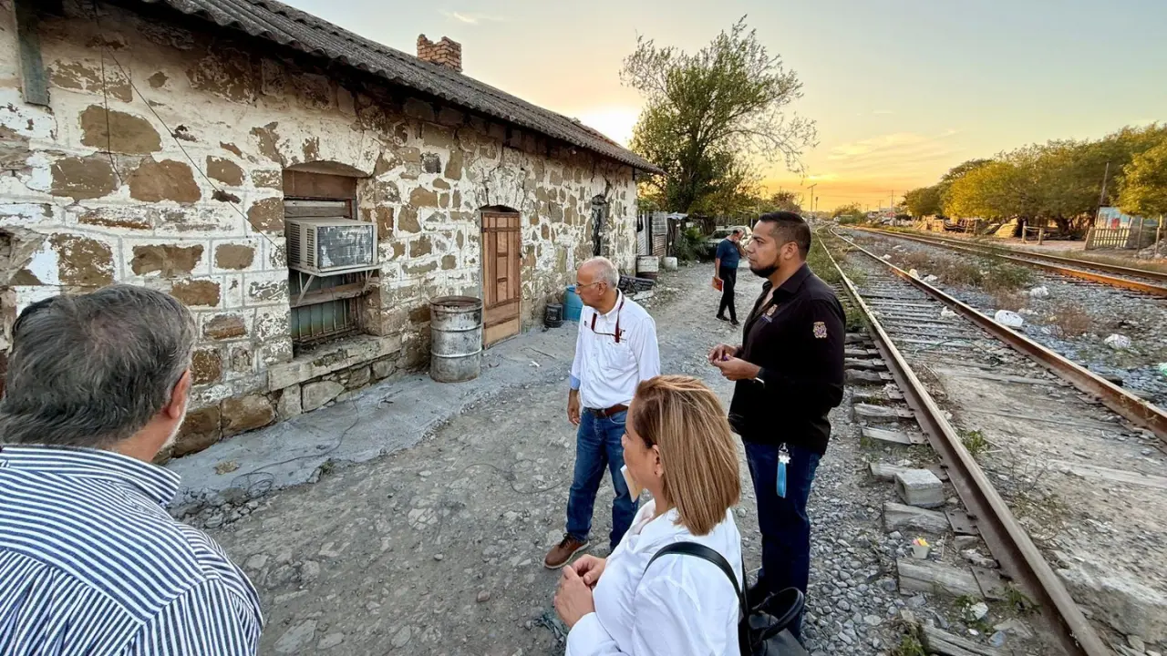 Recorrido por la Antigua Estación del Tren en Río Bravo | Foto: SEDUMA Tamaulipas