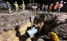 Agua y Drenaje acelera maniobras en Guadalupe y prepara instalación de tubería