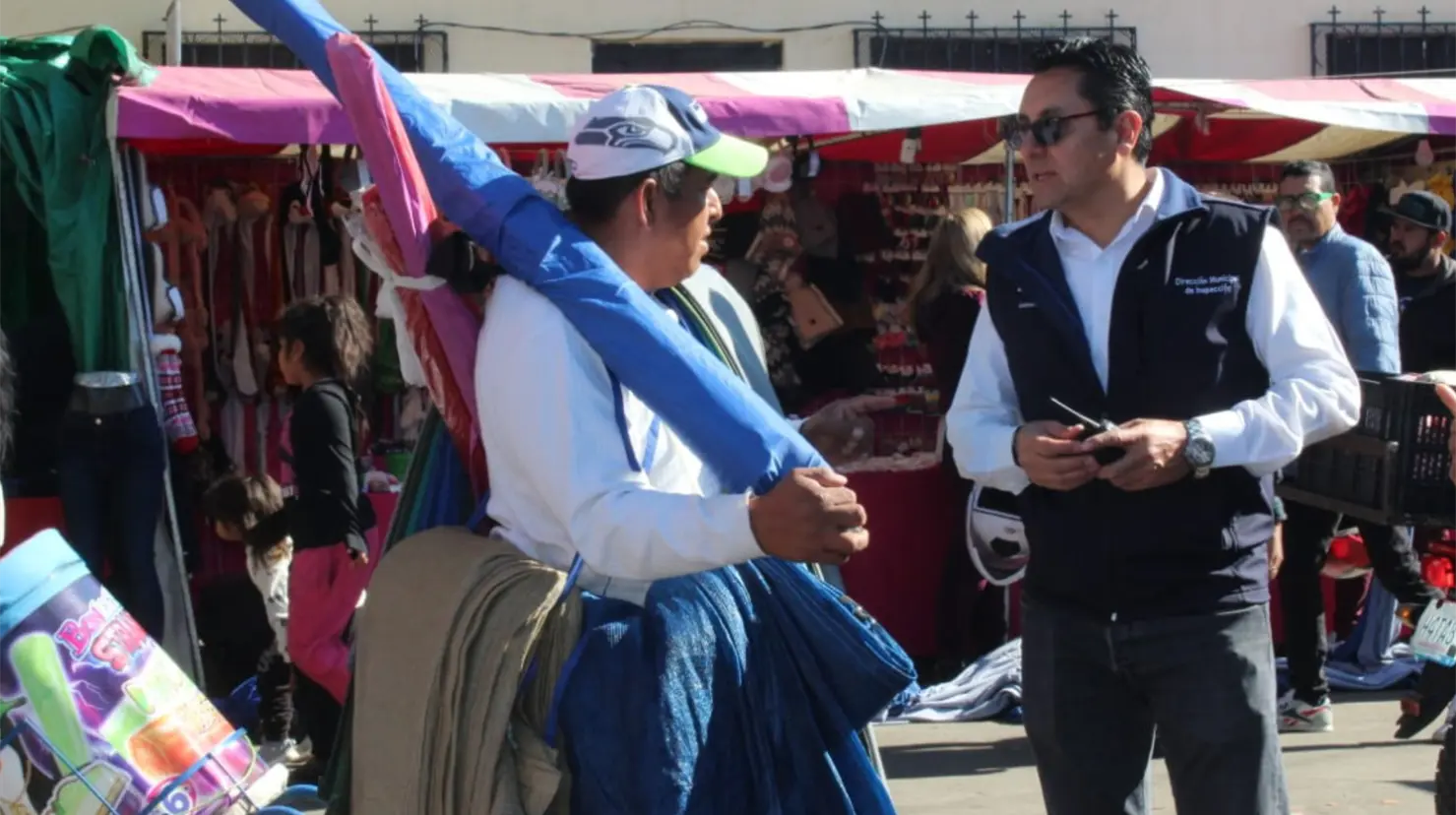La romería del 12 de diciembre concentra a miles de comerciantes. | Foto: Archivo.