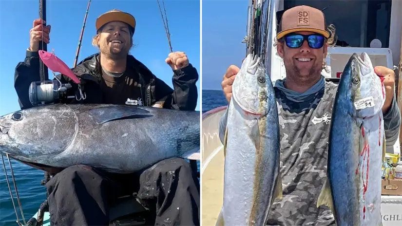 Mikey Rijavec, un influencer de la pesca conocido por su canal de YouTube SD Fish and Sips. Foto: Mark Dohner / Facebook