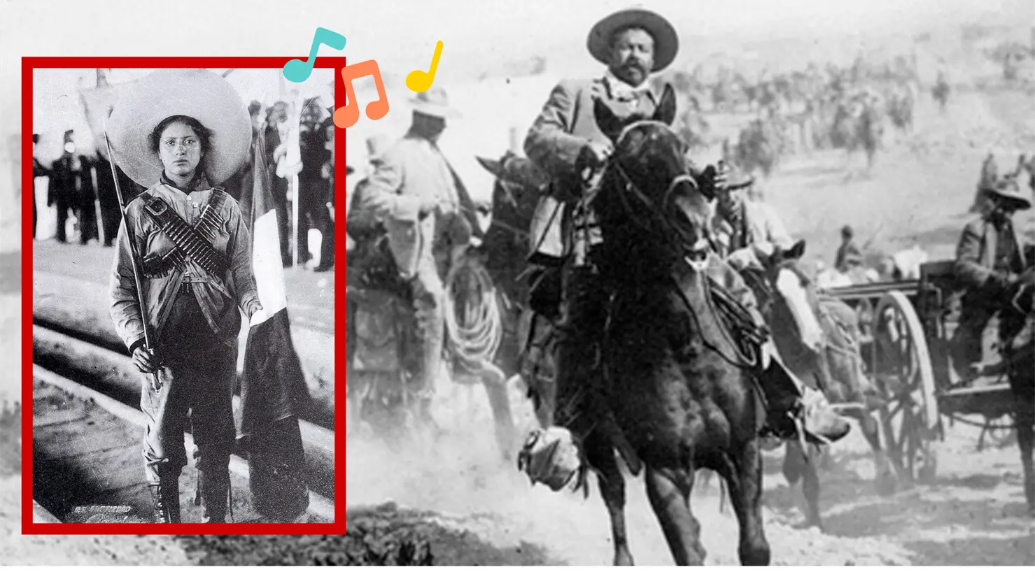 Esta canción se hizo famosa durante la Revolución Mexicana. Foto: Especial.