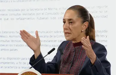 VIDEO | Esto dijo Claudia Sheinbaum sobre los letreros de EU para restringir la playa Bagdad en Matamoros