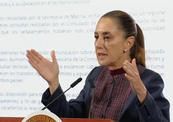 VIDEO | Esto dijo Claudia Sheinbaum sobre los letreros de EU para restringir la playa Bagdad en Matamoros