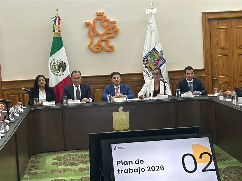 imagen recuadro El gobernador resalta el esfuerzo del Consejo Nuevo León para mejorar productividad y seguridad en el estado, asegurando un futuro prometedor. Foto: Diego Ovalle