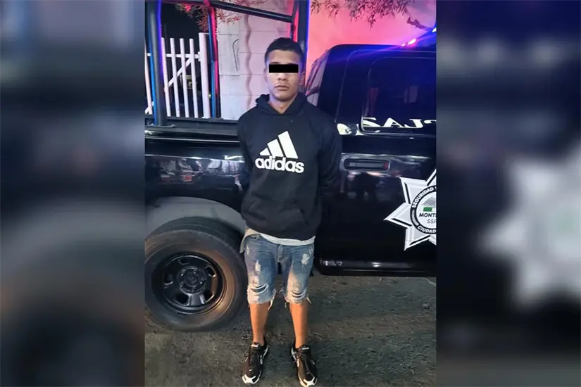 imagen recuadro Dos hombres fueron detenidos. Foto: Policía de Monterrey