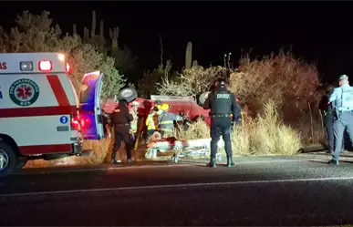 Accidente en San Pedro: un hombre muere y otro resulta grave tras volcadura cerca de El Novillo