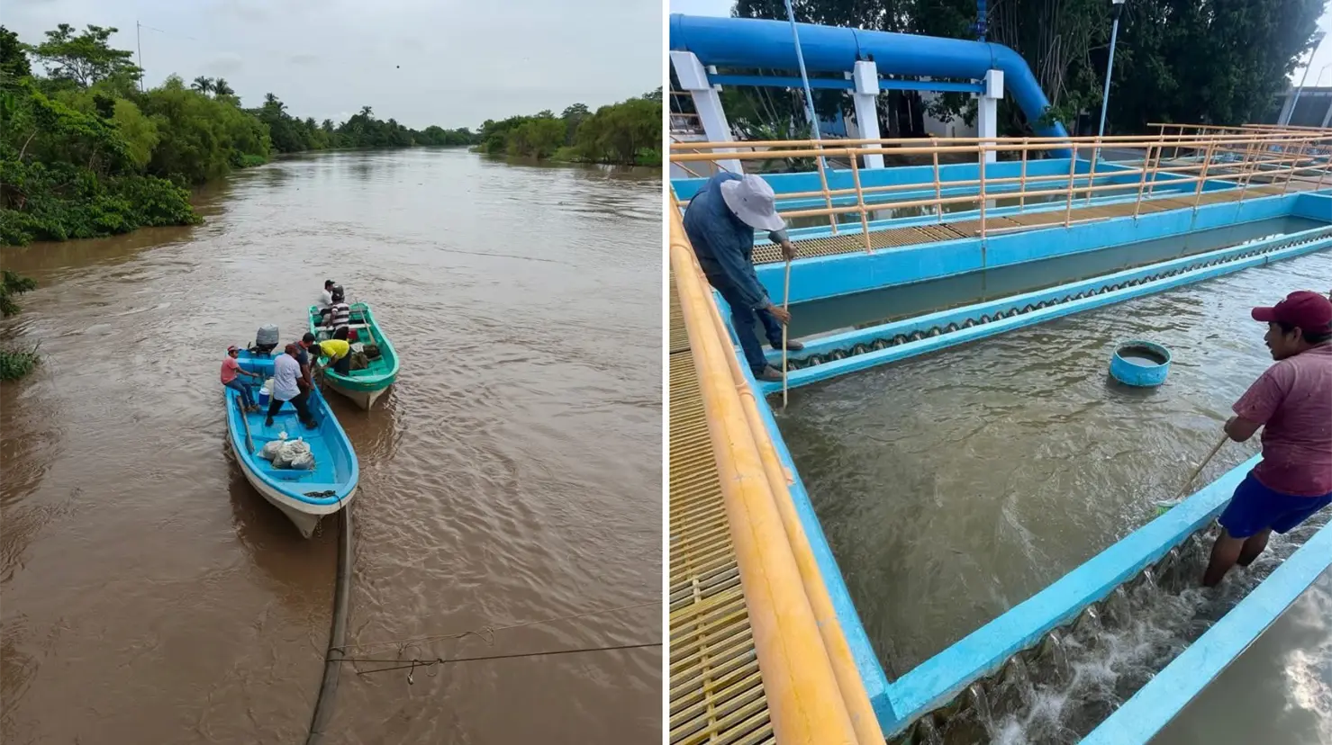 ¿Por qué falla el suministro de agua en Villahermosa teniendo tantos ríos? Foto: Especial