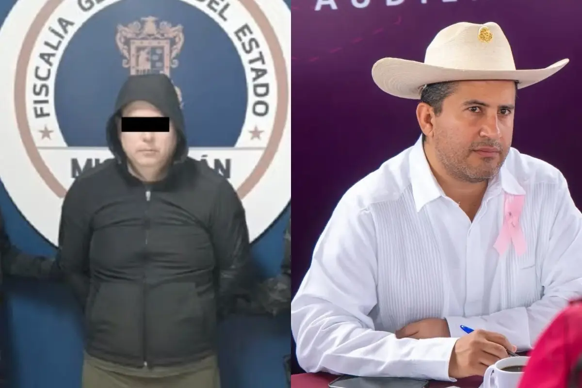 Jorge Armando N y Carlos Manzo Foto: SSPC/Facebook Carlos Manzo