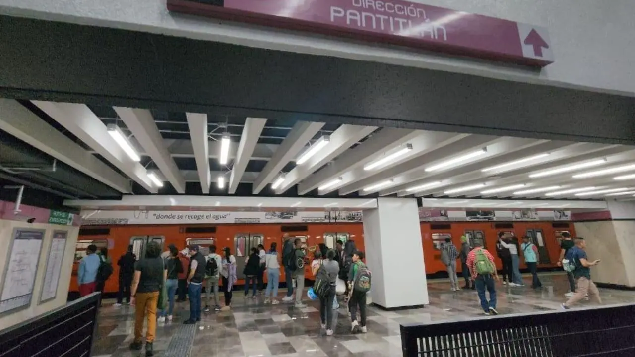 Línea 1 del Metro CDMX. Foto: Metro CDMX