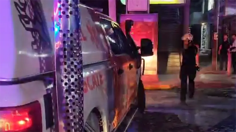 Elementos de Protección Civil en la estación Fundidora. Foto: PCNL.