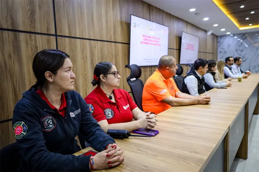 imagen recuadro Protección Civil de Santiago se encuentra preparado para la temporada invernal 2025-2026. Foto: Gobierno de Santiago