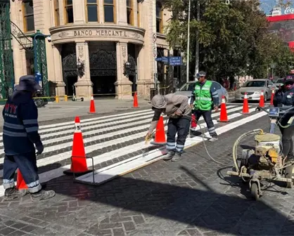 Intensifican acciones de limpieza en el Centro de Monterrey previo al Mundial 2026