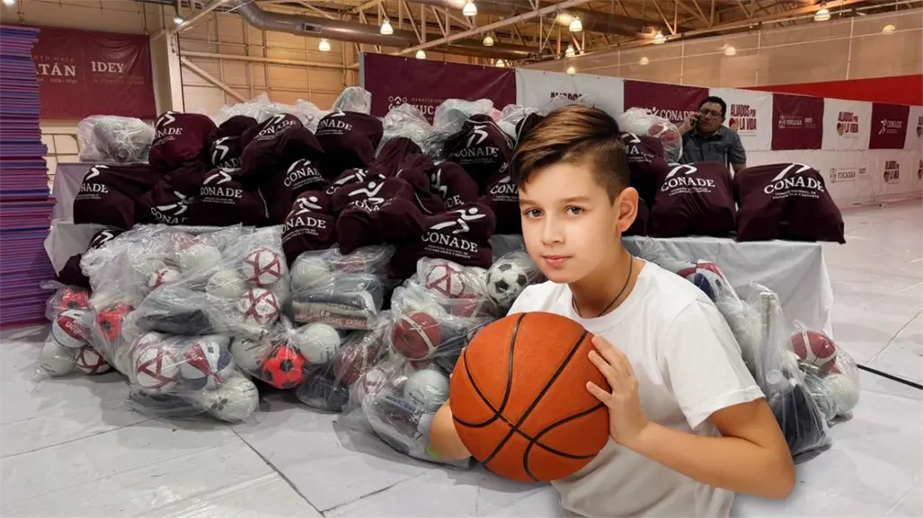 Yucatán refuerza actividades deportivas en 106 escuelas con más de mil artículos distribuidos