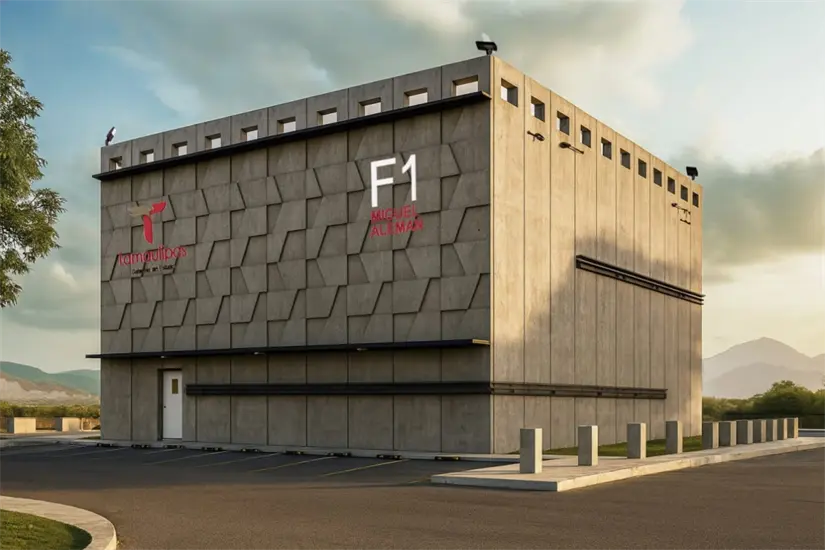 Proyecto de Estación Segura para la frontera norte de Tamaulipas. Foto: Gobierno de Tamaulipas