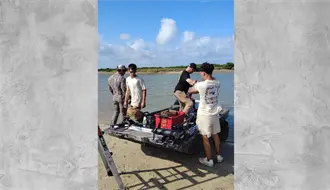 Esta es la razón por la que EU puso anuncios de restricción en la playa Bagdad en Matamoros