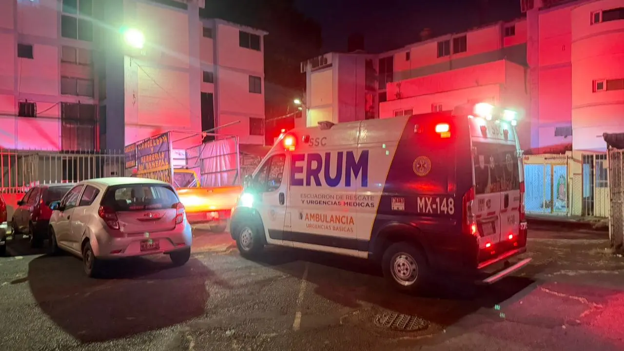 Personal del ERUM atendió una emergencia en Coyoacán. Foto: Ramón Ramírez