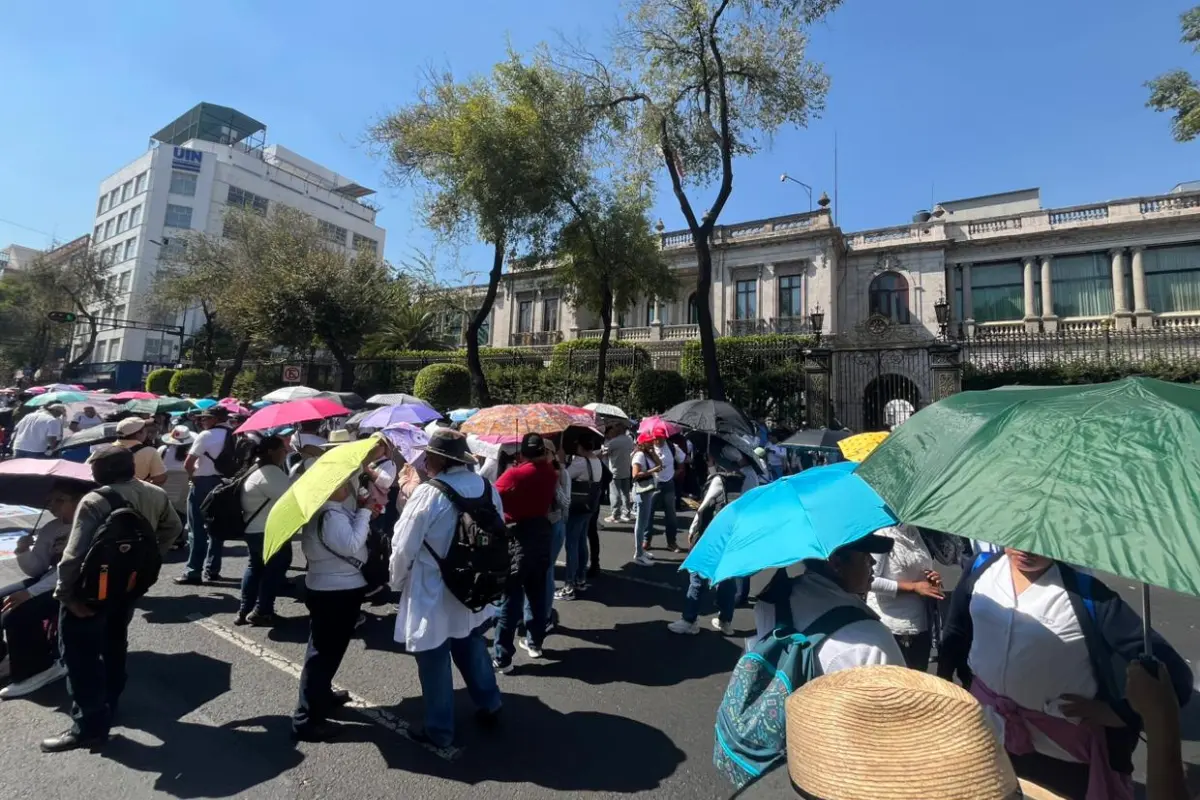 Se registra manifestación en la CDMX. Foto: Luis Alfaro